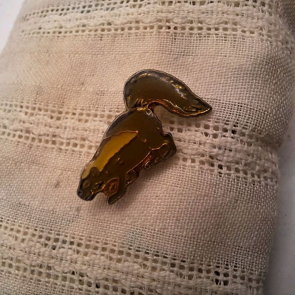 Striped skunk vintage Logo pin